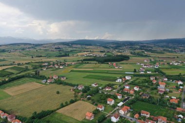 Orlan Gölü 'nün güzel manzarası