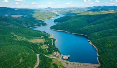 Orlan Gölü 'nün güzel manzarası