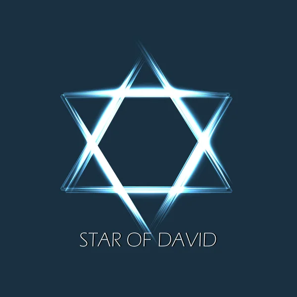 Abstract Background Lines Drawn Star David Religion Concept Prophet David — Stockvector