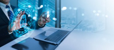 Siber güvenlik veri koruması, dizüstü bilgisayar kullanan işadamları için internet ağı güvenliği, şifreleme yoluyla kullanıcı özel verilerinin korunması, kurumsal mali işlem verilerine yapılan siber saldırının önlenmesi.