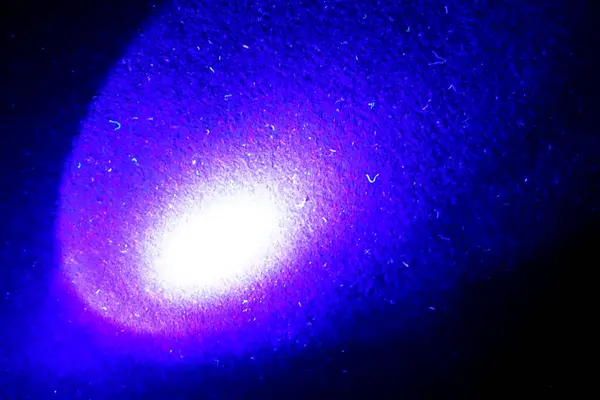 Canlı bir mavi arkaplan dokusu bir fenerden yayılan parlak ışık tarafından geliştirilir. Etrafındaki karanlık, parlaklıkla çelişiyor ve ruhani bir ortam yaratıyor. Havadaki dağınık parçacıklar ışığı yakalayarak derinlik ve derinlik kazandırıyor.