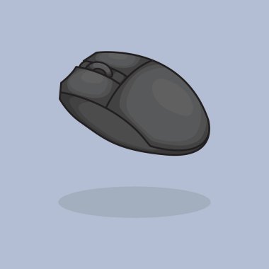 Vektör illüstrasyon Bilgisayar Faresi. Vektör tasarımı Bilgisayar İmleci. Bilgisayar Fare İmleci Simgesi tasarım illüstrasyonu ve web sitesi, dijital ve yazdırma simgesi