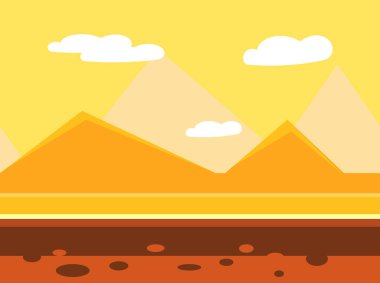 Farklı kullanım için modern stilde illüstrasyon oyun arka plan vektör sorunsuz ayarla