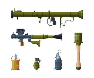 Bomba Projektörü ve Kabuk Patlayıcı Silah Vektörü olarak ayarlandı. Savaş ve Savaş Mühimmatı Konsepti Olarak Fünyeli Bomba