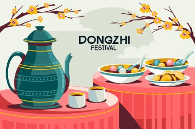 Dong Zhi, Kış Gündönümü Festivali demek.