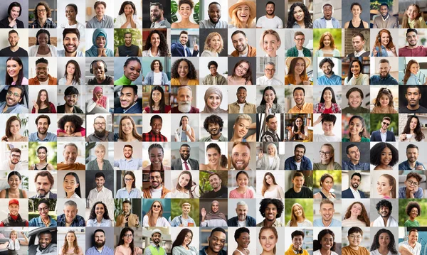 Nette Multikulturelle Menschen Die Das Leben Genießen Positive Männer Und — Stockfoto