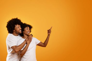 Romantik bin yıllık Afro-Amerikan aşıkları fotokopi alanına bakıyor. Yakışıklı, kıvırcık, kız arkadaşını ya da karısını kucaklayan, reklam veren, turuncu stüdyo geçmişi olan,