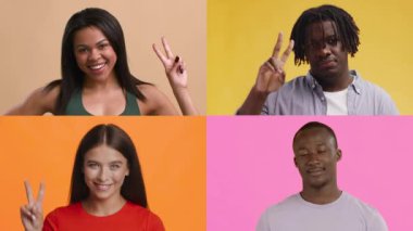 Canlı geçmişlerine karşı barış işaretleri gösteren dört kişiden oluşan bir derleme. Her insan, farklılığı ve bağlantıyı kutlayan eşsiz duyguları yansıtır.