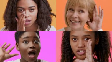 Çeşitli bireylerden oluşan bir koleksiyon jestler ve yüz ifadeleriyle mutluluğu sergiliyor. Her insan neşeyi canlı, renkli bir ortamda, teşvik edici bir bağlantı ve pozitiflikle taşır..