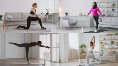 Farklı bireyler, parlak ve davetkar bir mekanda bir dizi egzersiz yapıyorlar. Her insan sağlıklı bir yaşam tarzını desteklerken benzersiz spor yolculuğunu sergiler..