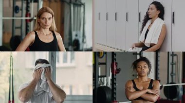 Çeşitli geçmişlerden bireyler atletizm ve sağlıklı bir yaşam tarzına olan bağlılıklarını gösteren bir fitness seansına katılıyorlar. Odaklanmaları ve kararlılıkları her karede belirgindir.