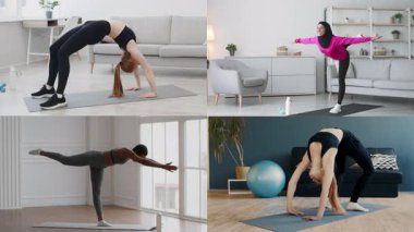 Modern yaşam alanlarında farklı çalışma alışkanlıkları sergileyen bireylerden oluşan bir derleme. Her insan, atletizmi ve uygunluğa bağlılığı vurgulayan eşsiz hareketler sergiliyor..