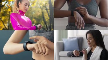 Bireyler, zekalarını kontrol ederken çeşitli fitness aktivitelerine katılıyorlar. Bu koleksiyon farklı ortamlarda egzersiz, motivasyon ve sağlıklı yaşam anları sergiliyor..