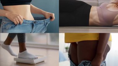 İnsanlar kapalı alanlarda çeşitli spor aktivitelerine katılıyorlar, atletizmi ve sağlıklı bir yaşam tarzına bağlılığı vurguluyorlar..