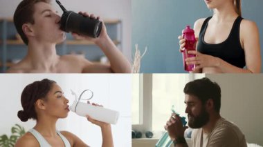 Farklı geçmişlere sahip dört birey evlerindeki fitness rutinlerine odaklanıyor. Her insan sağlıklı bir içkiden zevk alır, atletik bir yaşam tarzı ve sağlığa olan bağlılığını gösterir..