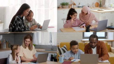 Çeşitli geçmişlere sahip insanlar, parlak ve çağdaş bir alanda dizüstü bilgisayarlar kullanarak birbirlerine bağlanırlar. Fikirlerini paylaşıyorlar, birbirlerine yardım ediyorlar ve yazılım projeleri üzerinde çalışırken etkili bir şekilde iletişim kuruyorlar..