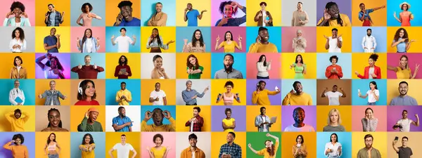 Çok canlı bir portre koleksiyonu, farklı kültürlerden ve geçmişlerden insanlar içeriyor..