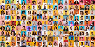 Çeşitli geçmişlerden gelen farklı insanlardan oluşan canlı bir kolaj, her biri benzersiz ifadeler ve stiller sergiliyor. Bu koleksiyon uluslararası yaşam tarzlarını ve birliği vurgular.