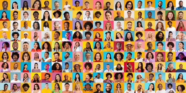 Canlı bir kolaj farklı geçmişlerden gelen farklı bireylerin özünü yakalar. Her insan neşe ve bireysellik yayar, renkli bir ortamda insanlığın zengin bir duvar halısını sergiler..