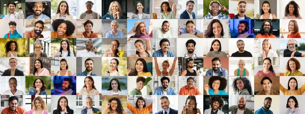 Çeşitli yüzlerden oluşan mutlu bir koleksiyon, çok ırklı geçmişlerin güzelliğini gözler önüne seriyor. Her insan neşe ve pozitiflik yayar, çeşitlilikteki birliği ve ortak yaşam tarzını kutlar..