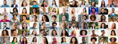 Canlı bir kolaj, çeşitli etnik geçmişlerden gelen insanların mutluluğunu ve çeşitliliğini yakalıyor. Her yüz, hayat dolu bir ortamda eşsiz hikayeler ve duygular sergiliyor..