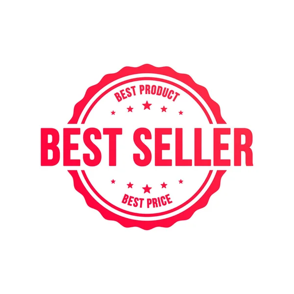Best Verkoper Shopping Vector Label — Stockvector
