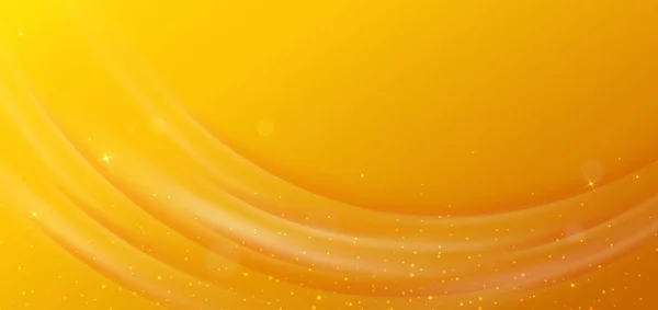 Абстрактний Вигнутий Оранжевий Шар Сучасний Фон Ефектом Освітлення Можете Використовувати — стоковий вектор