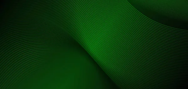 Abstrakcyjne Tło Poziome Faliste Linie Projektowania Wzoru Zielonym Tle Tekstury — Wektor stockowy