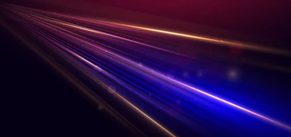 Abstract Technology Futuristic Glowing Blue Red Light Lines Speed Motion — Stockvektor