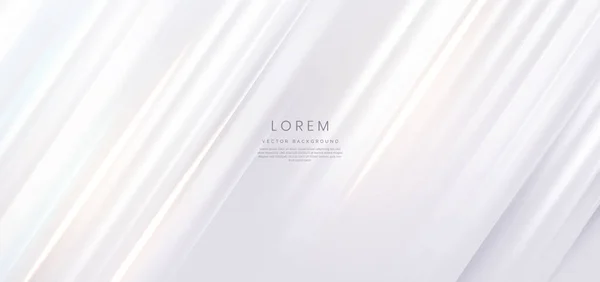 Abstract Elegant White Background Golden Diagonal Line Luxury Template Design — Stock Vector