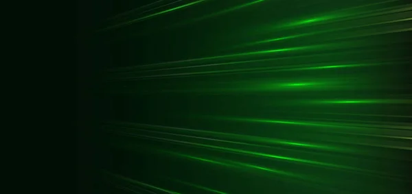 Abstracte Achtergrond Diagonale Snelheid Beweging Licht Groene Streep Lijnen Kunt — Stockvector