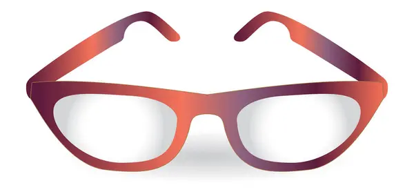 Realistische Brille Isoliert Auf Weißem Hintergrund Render — Stockfoto