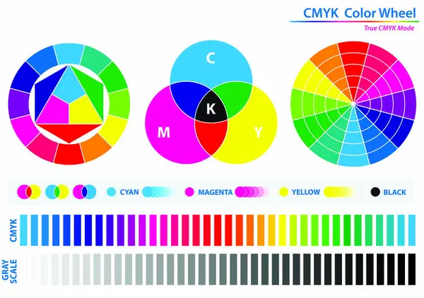 stock vector Set of color palette diagram isolated. Eps
