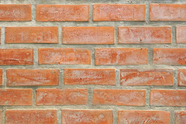 Braune Ziegelsteinmauer Hintergrund Hauswand — Stockfoto
