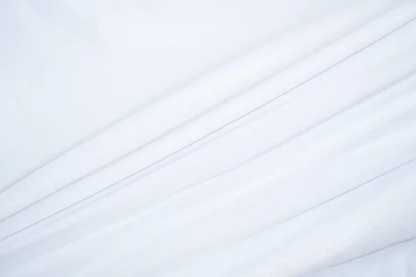 Λευκό Φόντο Ύφασμα Αφηρημένη Μαλακά Κύματα — Φωτογραφία Αρχείου