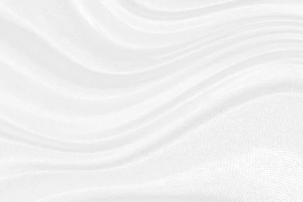 Tekstura Tło Wzór Białe Tło Tkaniny Abstrakcyjne Miękkimi Falami Idealne — Zdjęcie stockowe