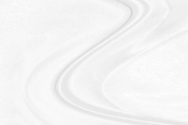 Weiße Seide Texturierten Stoff Hintergrund Nahaufnahme Von Welligem Satin Stoff — Stockfoto