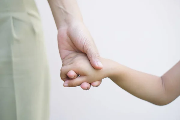 Mother Childs Holding Hand — Stock Photo, Image