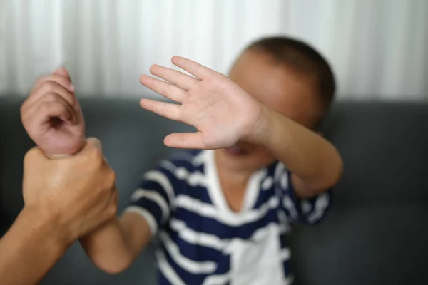 Прекратите Злоупотреблять Насилием Насилием Над Детьми Злоупотреблениями Лицензионные Стоковые Фото