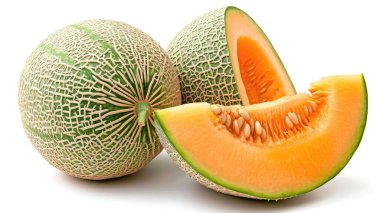 melon on isolated white background. clipart