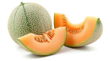 melon on isolated white background. clipart