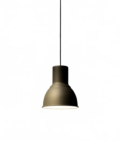 Lampe Décorative Noire Suspendue Plafond Lampe Moderne Isolée Sur Fond — Photo