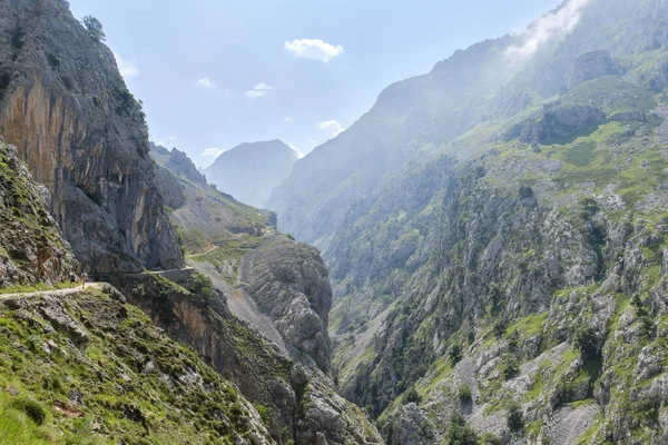 Cares Route Asturias Spain Spectacular Hiking Route Mountains Picos Europa — Stock Photo, Image