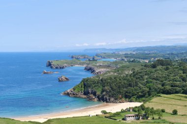 İspanya, Asturias 'taki Toranda Plajı