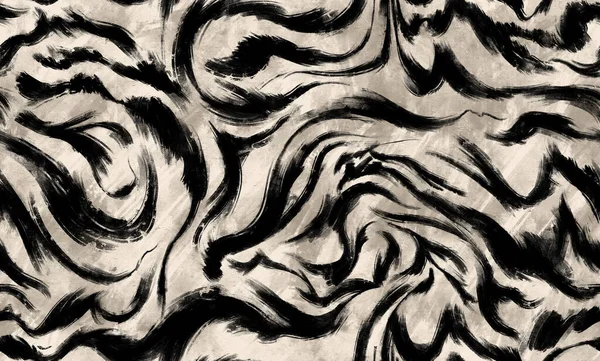 豹和斑马图案的设计 图解背景 褐色斑马和斑马图案 纺织品印花图案 — 图库照片