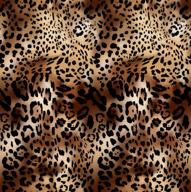 Leopar ve zebra desenli tasarım, illüstrasyon arka planı, kahverengi leopar ve zebra deseni. Tekstil baskı deseni.
