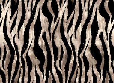 Leopar ve zebra desenli tasarım, illüstrasyon arka planı, kahverengi leopar ve zebra deseni. Tekstil baskı deseni.