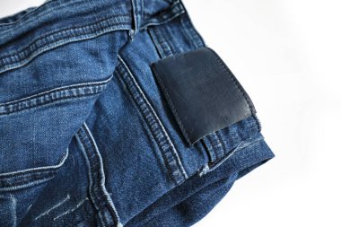 Kot pantolon etiketi. Kot etiketi şablonu.