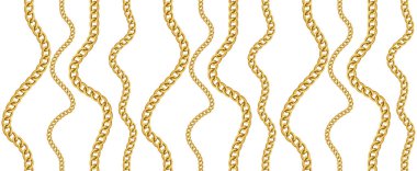 Zincir desenleri kusursuz. Kumaş, duvar kağıdı, ambalaj, arkaplan için tasarım.
