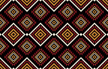 Kusursuz kabile düzeni. Etnik model tasarımı. Tekstil baskı deseni.